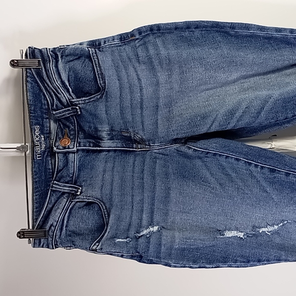 Maurices High-Rise Skinny Blue Jeans Size 8 Reg - Picture 6 of 16